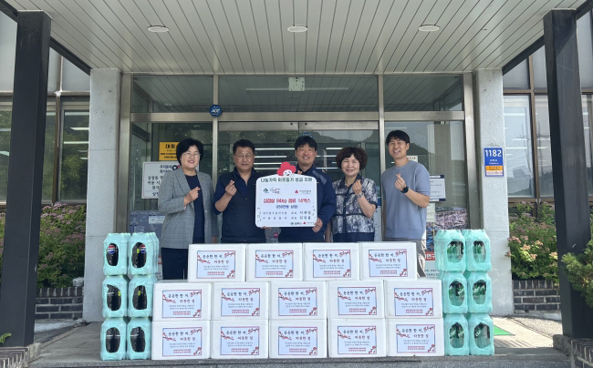 성두한우실비국밥·서울공업사, 상장동 어르신 위한 ‘정성가득 삼겹살 나눔’ 실천