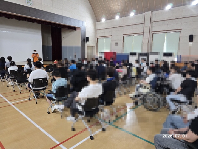 태백소방서, 태백라온학교 장애학생·교직원 대상 응급처치교육 실시