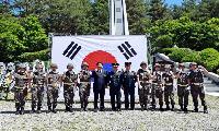 태백시, 제71회 현충일 맞아 연화산 충혼탑에서 추념식